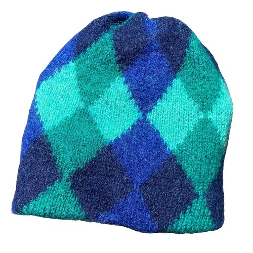 Vintage DeLux Hat Mens One Size Wool Knit Lined Ear Flaps  display picture 2