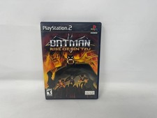 Batman Rise Of Sin Tzu Sony Playstation 2 CIB With Reg Card Tested And Working