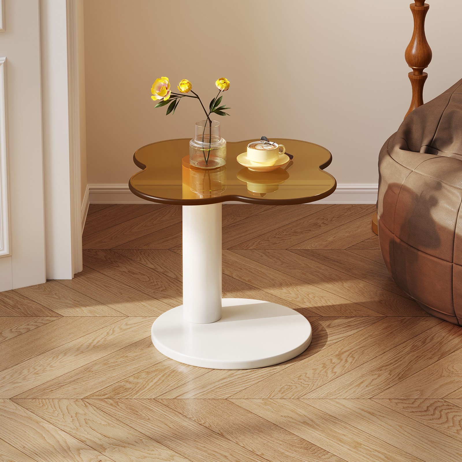 Table d’appoint canape GUYII compacte pour optimiser l'espace du salon