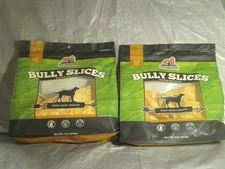 (2) Redbarn Bully Slices Beef Hide Dog Treats 9 oz French Toast BB 9-1-25