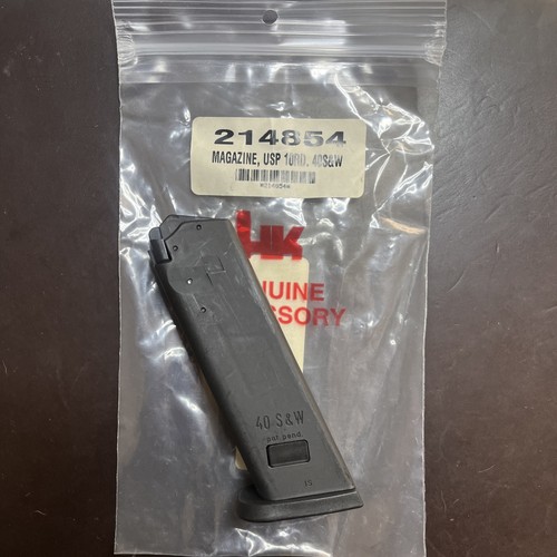 Heckler & Koch Factory USP .40 S&W 10 Round Magazine HK Clip Black Polymer H&K