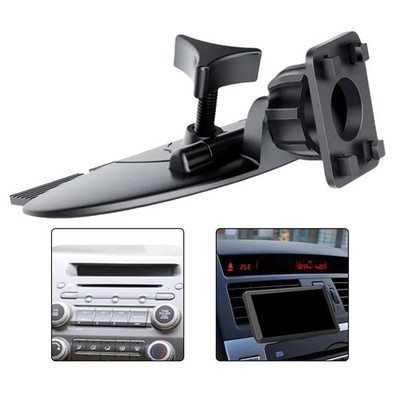 CD Slot Mount for 7-10''CarPlay Screen 360°Rotation Shockproof Car Monitor Holder