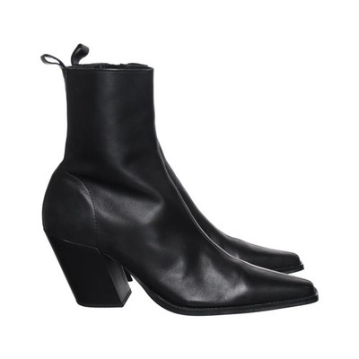 ASOS Design, Stiefeletten, Größe: 42, Schwarz, Leder, Unisex (Erwachsene) #UC5