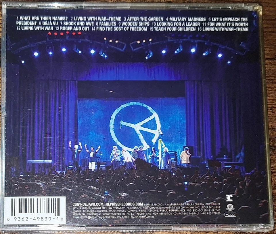CSNY CROSBY, STILLS, NASH & YOUNG - DÉJÀ VU LIVE HDCD - Bild 3 von 3