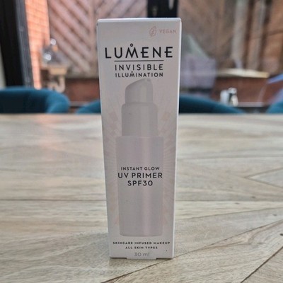 Lumene Invisible Illumination Instant Glow UV Primer LSF 30 30ml Neu in OVP UVP 32,50£