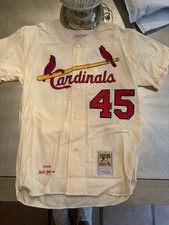 Mitchell & Ness - Bob Gibson - ST. Louis Cardinals 1964 Home Jersey 44 USA Made