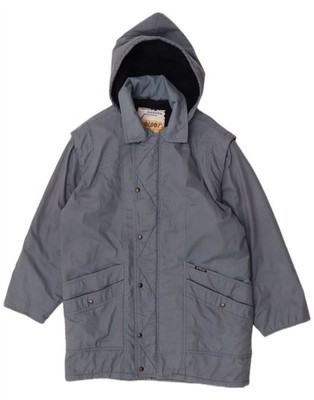 Polbot Mens Hooded Sherpa Jacket UK 42 XL Blue Polyester BR10