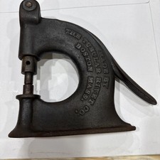 Vintage/antique Cast Iron Mechanical Lever-ac...
