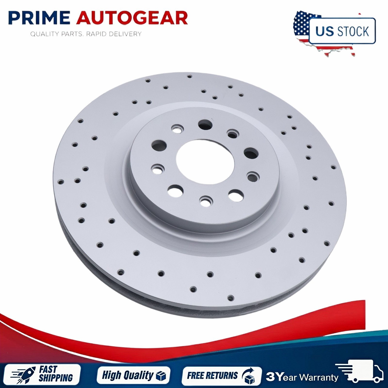 Maserati Ghibli 2017-2021 Rear Brake discs 2 pcs P/N 670035019