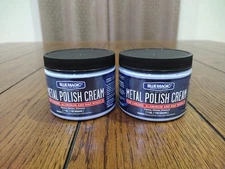 (Lot of 2) New BLUE MAGIC Metal Polish Cream Tub for Chrome Aluminum Mag Wheels