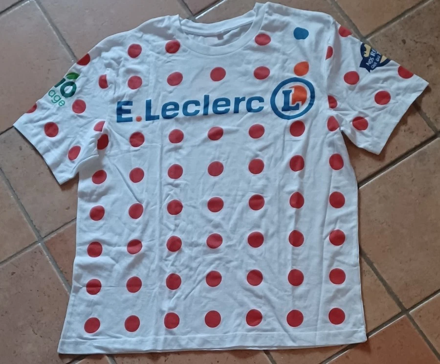 Maillot Vintage Castelli Tour De France 1990 - Maillot à Pois De Meilleur Grimpeur - Taille 4