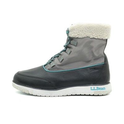 L.L. Bean Damen 504631 Stiefel Grau/Schwarz/Türkis Winter Winterstiefel EU 40