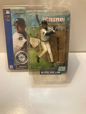 NEW 2002 McFarlane MLB Series 1 Ichiro Seattle Mariners Rookie Figure