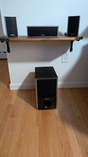 Sony Home Theater Speaker System Wired Black with Subwoofer Center Speaker