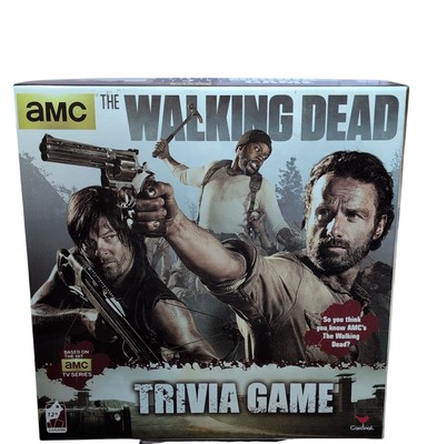 AMC Walking Dead Trivia Game 2014 Game Cards & Pieces Complete By Cardinal 