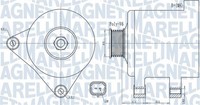 Magneti Marelli Lichtmaschine Generator Lima 063732015010 14V FüR Peugeot 407 SW