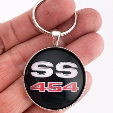Ss 454 Camaro Nova Chevy El Camino Chevelle Impala Emblem Badge 1.2 Keychain
