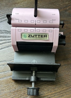Zutter Bind It All V2.0 Pink Scrapbooking Spiral Binding Machine Used