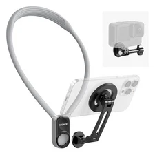 NEEWER GP16 Neck Holder for GoPro/DJI/iPhone, Gray
