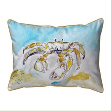 Betsy Drake Ghost Crab Large Indoor Outdoor Pillow 16x20