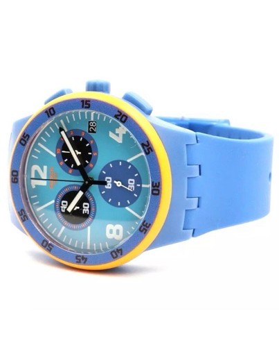 Limited Edition SWATCH Uhr CAPANNO Chronograph SUSN413 NEU Old Stock 130€ - Bild 4 von 6
