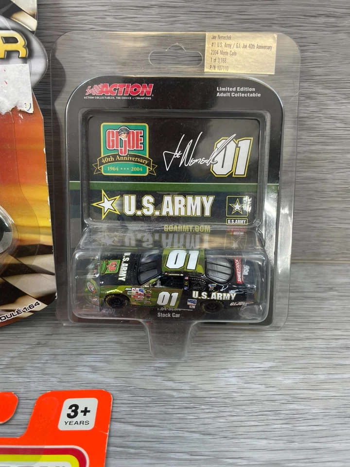 Lote de 3 Racing Champions Collector Series Ejército de Estados Unidos Joe Nemechek #1 Diecast Car Foto 3 de 4