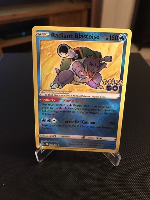 Radiant Blastoise #18 (Go (2016))