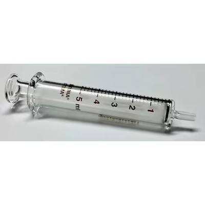 Fortuna 7.102-33 Reusable Glass Syringe, Glass Luer, 5 Ml