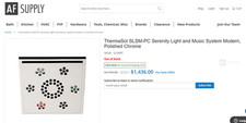 ThermaSol Serenity Light Système de musique contemporain SLSC-PC chrome poli