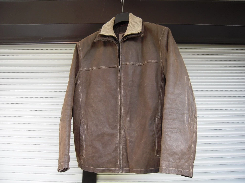 Herren Wildlederjacke Gr  M/L Gefüttert m. Strickkragen - Bild 2 von 4