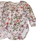 JC !WOW! BABY ESSENTIALS 3M 0-3M Floral Set of 3 COZY Long Sleeve bodysuits — photo 3