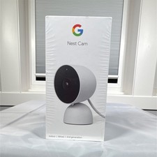 Google Nest Cam 2nd Gen Wired Indoor 1080p Night Vision HDR Wi-Fi Camera