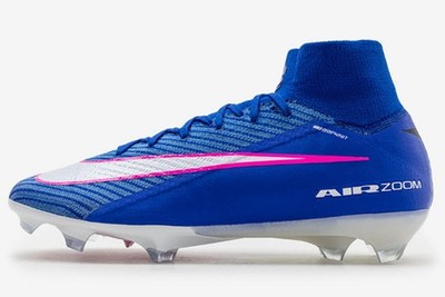 Nike Herren Mecurial Super-fly 10 ELITE FG Stollen blau Fußball GYM Spike...