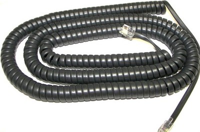 2-Pack Alcatel Phone Handset Cord 4000 8000 Series OmniPCX Urban Gray Long 25Ft
