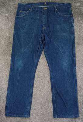 Wrangler Jeans Herren W38 L30 47MWZPW mittelblau Denim Cowboy Schnitt