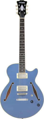 D'Angelico Excel SS Tour Semi-hollowbody Electric Guitar - Slate Blue