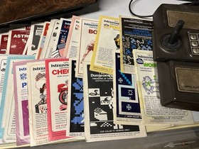 Intellivision Console with voice module and 36 games Donkey Kong & Manuals