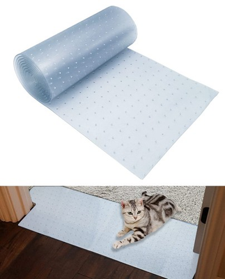 #ad #ad 8.2 Ft Clear Plastic Cat Carpet Protector Heavy Duty Non Slip Floor Runner $35.24