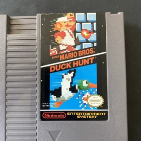 Super Mario Bros./Duck Hunt (NES, 1988) Authentic Tested Cartridge