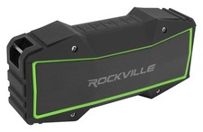 Rockville ROCK EVERYWHERE Portable Bluetooth Speaker Splashproof 47 Hour Battery