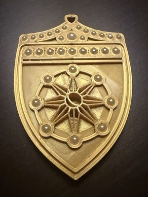 Schildschmuck / Christbaumschmuck im Verräter-Stil