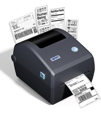 iDPRT iD880 4x6 203dpi USB Ethernet Thermal Shipping Label Printer Grey 8ips Max