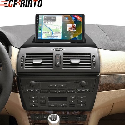 Für BMW X3 E83 2004-2012 Autoradio Android 15 GPS Navi WIFI BT Carplay + Kamera