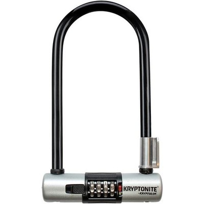 Kryptonite Kryptolok Combo mit Halterung Fahrrad D-Schloss Sold Secure Gold