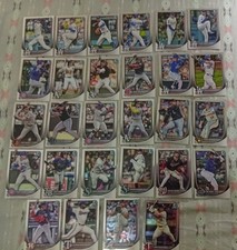 2025 Bowman Chrome Lot 28 Cards Stars Rookies!  Ohtani, Yamamoto, Sasaki, Wilson