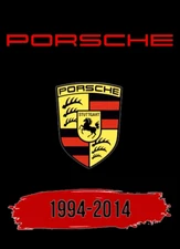 Porsche Logo Timeline Poster 12x8in Metal Sign Emblem 911 Boxter Garage Car h