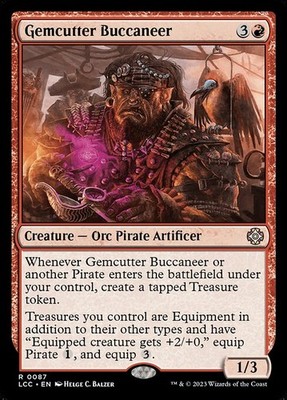 Gemcutter Buccaneer 87 R Normal LCC MTG NM