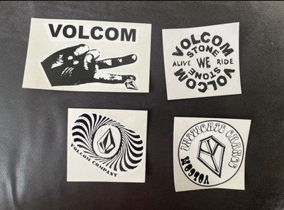 4 Stück VOLCOM Aufkleber Sticker Skateboard