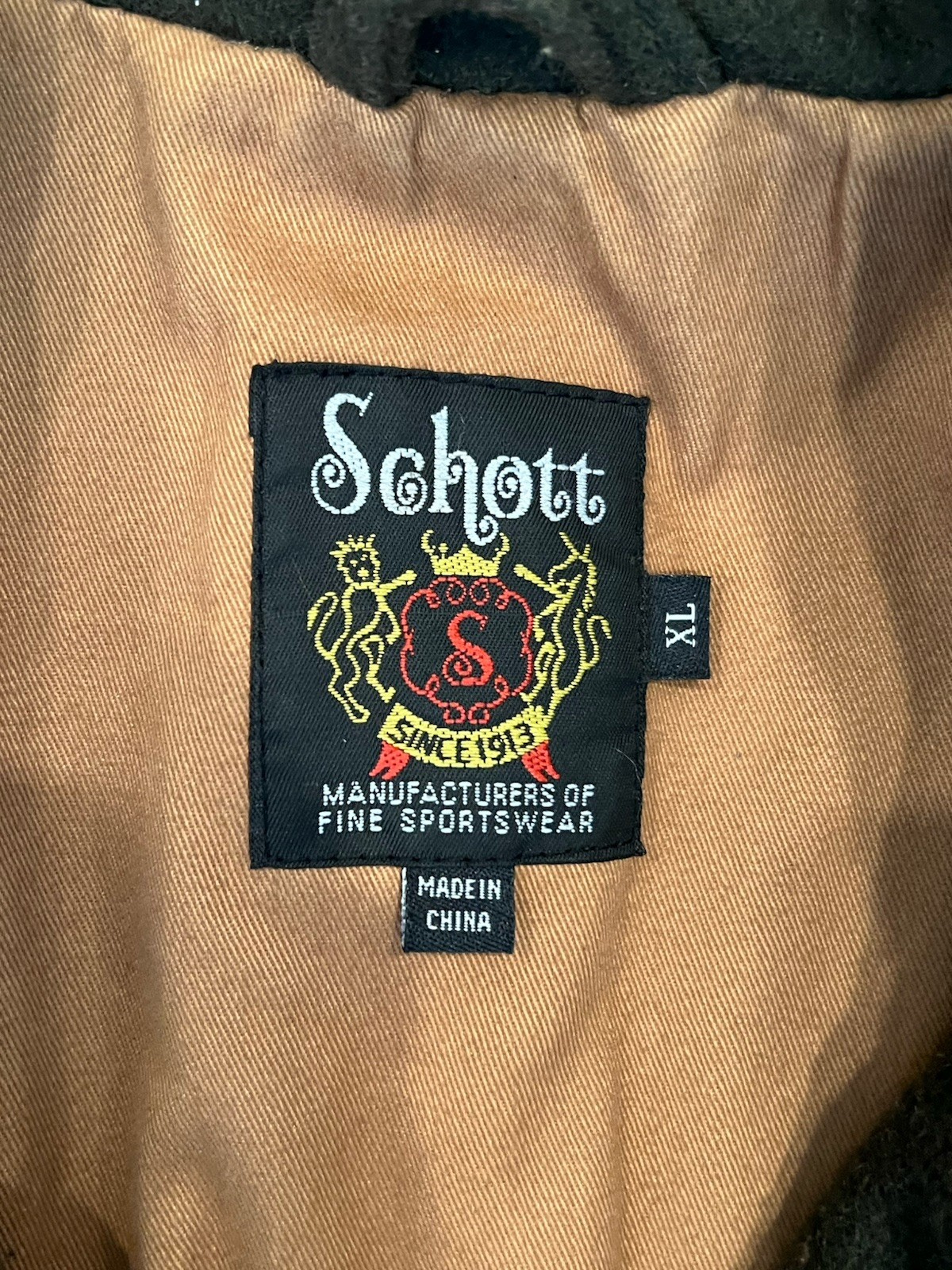 Black Pea Coat Jacket Lined Patch Embroidered mil… - image 6