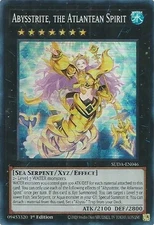 Lightly Played, English Yu Gi Oh Abysstrite, the Atlantean Spirit - SUDA-EN046 -